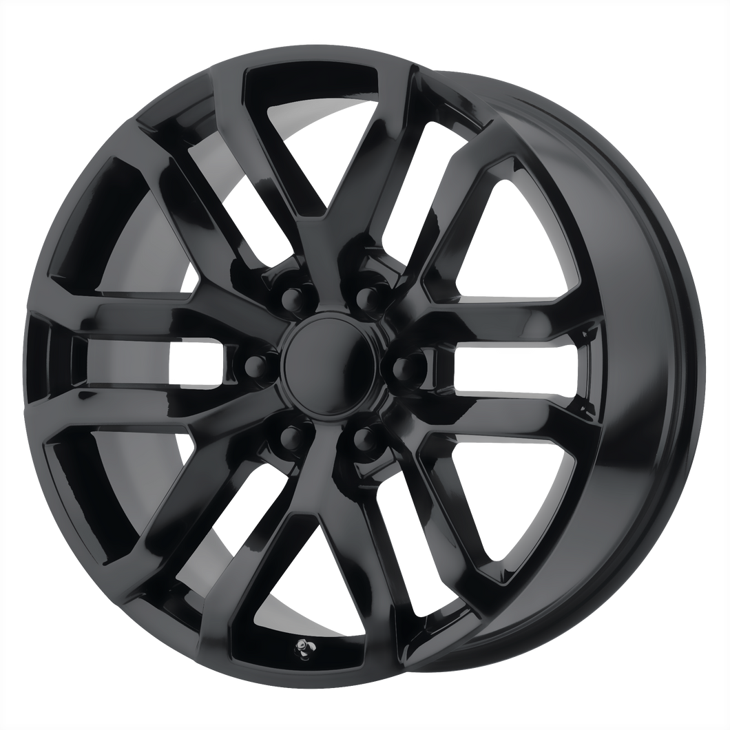 20x9 6x139.7 OE Creations Replica Wheels PR196 Satin Black 24 offset 78.1 hub