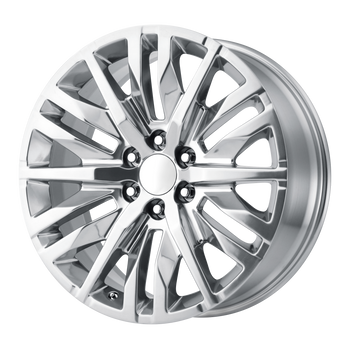 22x9 6x139.7 OE Creations Replica Wheels PR198 Polished 28 offset 78.1 hub