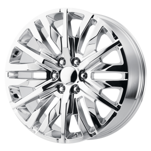 26x10 6x139.7 OE Creations Replica Wheels PR198 Chrome 31 offset 78.1 hub