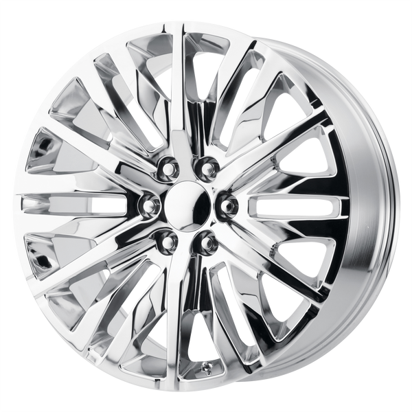 26x10 6x139.7 OE Creations Replica Wheels PR198 Chrome 31 offset 78.1 hub