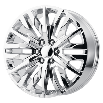 20x9 6x139.7 OE Creations Replica Wheels PR198 Chrome 24 offset 78.1 hub