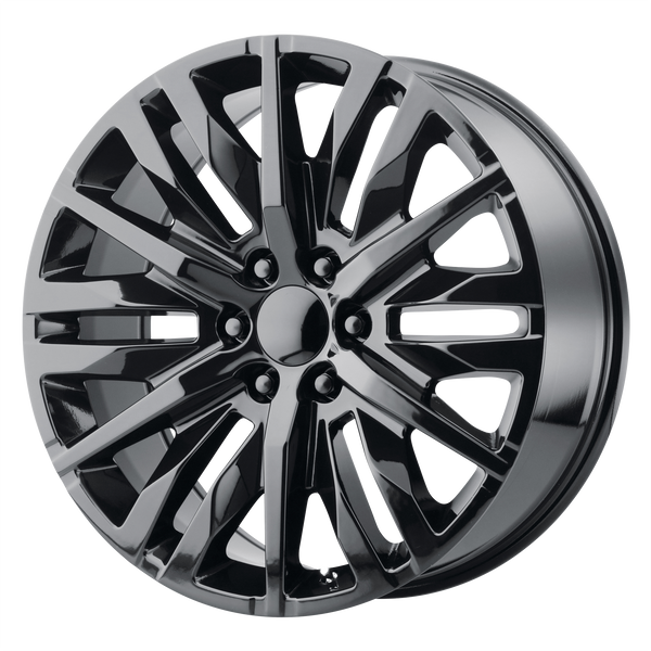 22x9 6x139.7 OE Creations Replica Wheels PR198 Gloss Black 28 offset 78.1 hub
