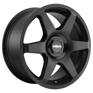 19x8.5 5x100/5x112 Rotiform Wheels R113 SIX Matte Black 35 offset 66.6 hub