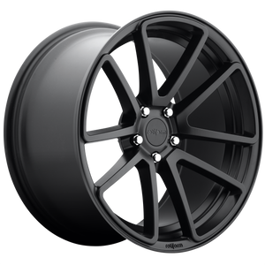 19x8.5 5x112 Rotiform Wheels R122 SPF Matte Black 45 offset 66.56 hub