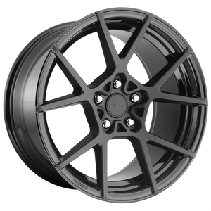 19x8.5 5x112 Rotiform Wheels R139 KPS Matte Black 45 offset 66.56 hub