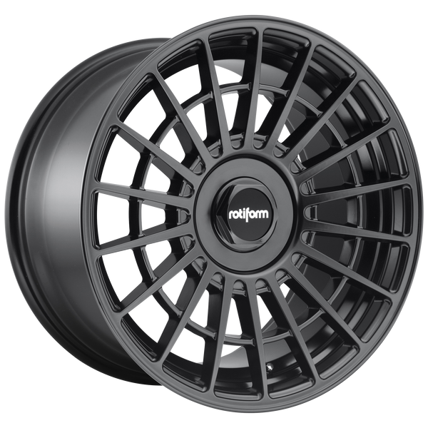 17x8 5x112/5x120 Rotiform Wheels R142 LAS-R Matte Black 35 offset 72.5 hub