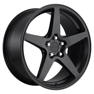 19x8.5 5x112 Rotiform Wheels R148 WGR Matte Black 45 offset 66.56 hub