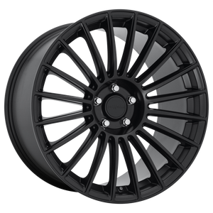 19x8.5 5x112 Rotiform Wheels R157 BUC Matte Black 45 offset 66.56 hub