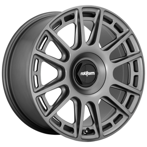 20x9 5x112/5x120 Rotiform Wheels R158 OZR Matte Anthracite 25 offset 72.5 hub