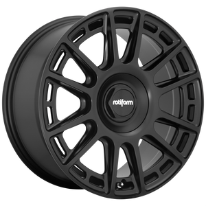 18x8.5 5x100/5x114.3 Rotiform Wheels R159 OZR Matte Black 35 offset 70.1 hub