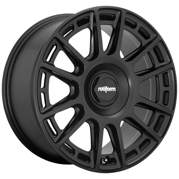 18x8.5 5x100/5x114.3 Rotiform Wheels R159 OZR Matte Black 35 offset 70.1 hub