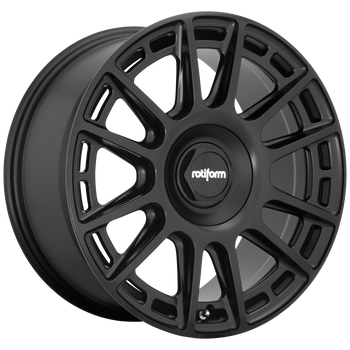 18x8.5 5x100/5x114.3 Rotiform Wheels R159 OZR Matte Black 35 offset 70.1 hub