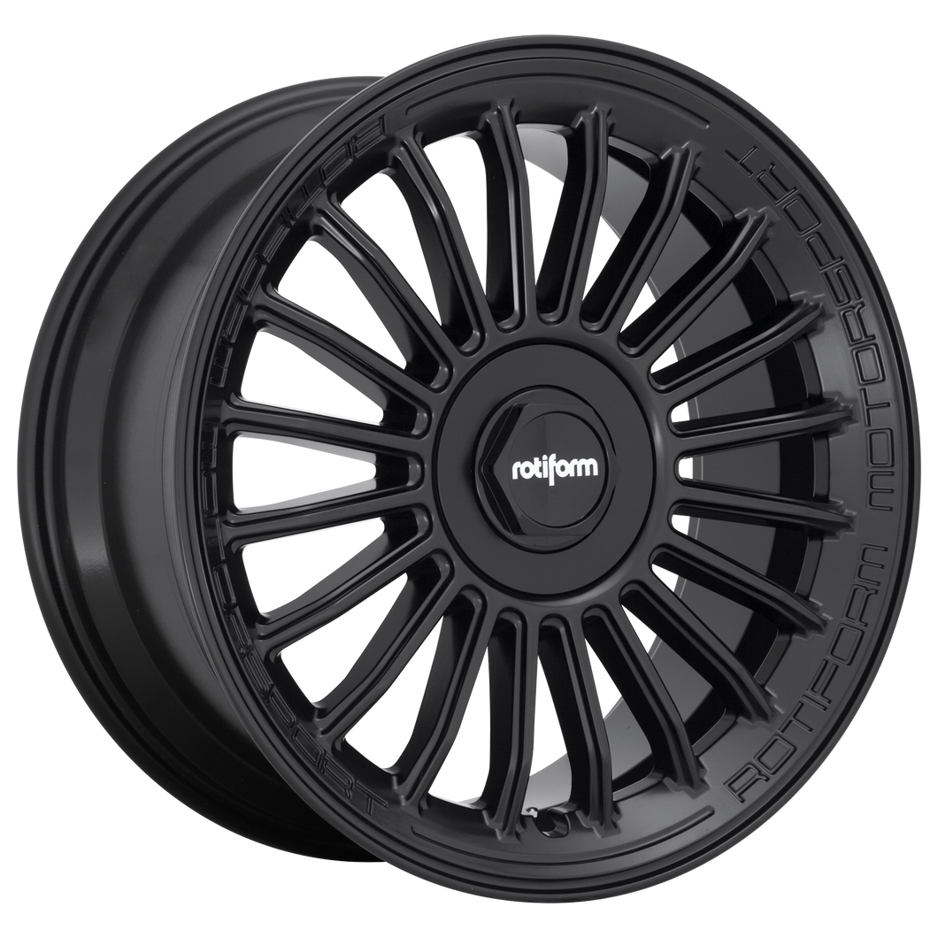 19x8.5 5x100/5x112 Rotiform Wheels R161 BUC-M Matte Black 45 offset 66.6 hub