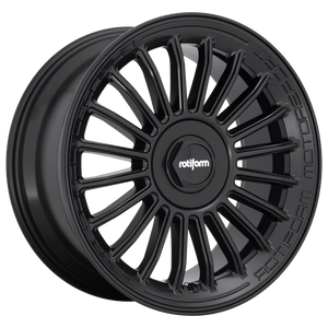 19x8.5 5x100/5x112 Rotiform Wheels R161 BUC-M Matte Black 35 offset 66.6 hub