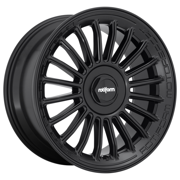 19x8.5 5x100/5x112 Rotiform Wheels R161 BUC-M Matte Black 35 offset 66.6 hub