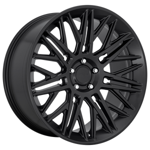 22x10 6x139.7 Rotiform Wheels R164 JDR Matte Black 30 offset 106.1 hub