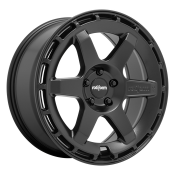 19x8.5 5x112 Rotiform Wheels R186 KB1 Matte Black 45 offset 66.56 hub