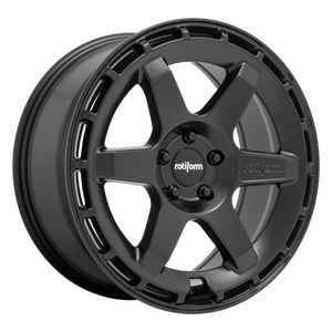 19x8.5 5x120 Rotiform Wheels R186 KB1 Matte Black 35 offset 72.5 hub