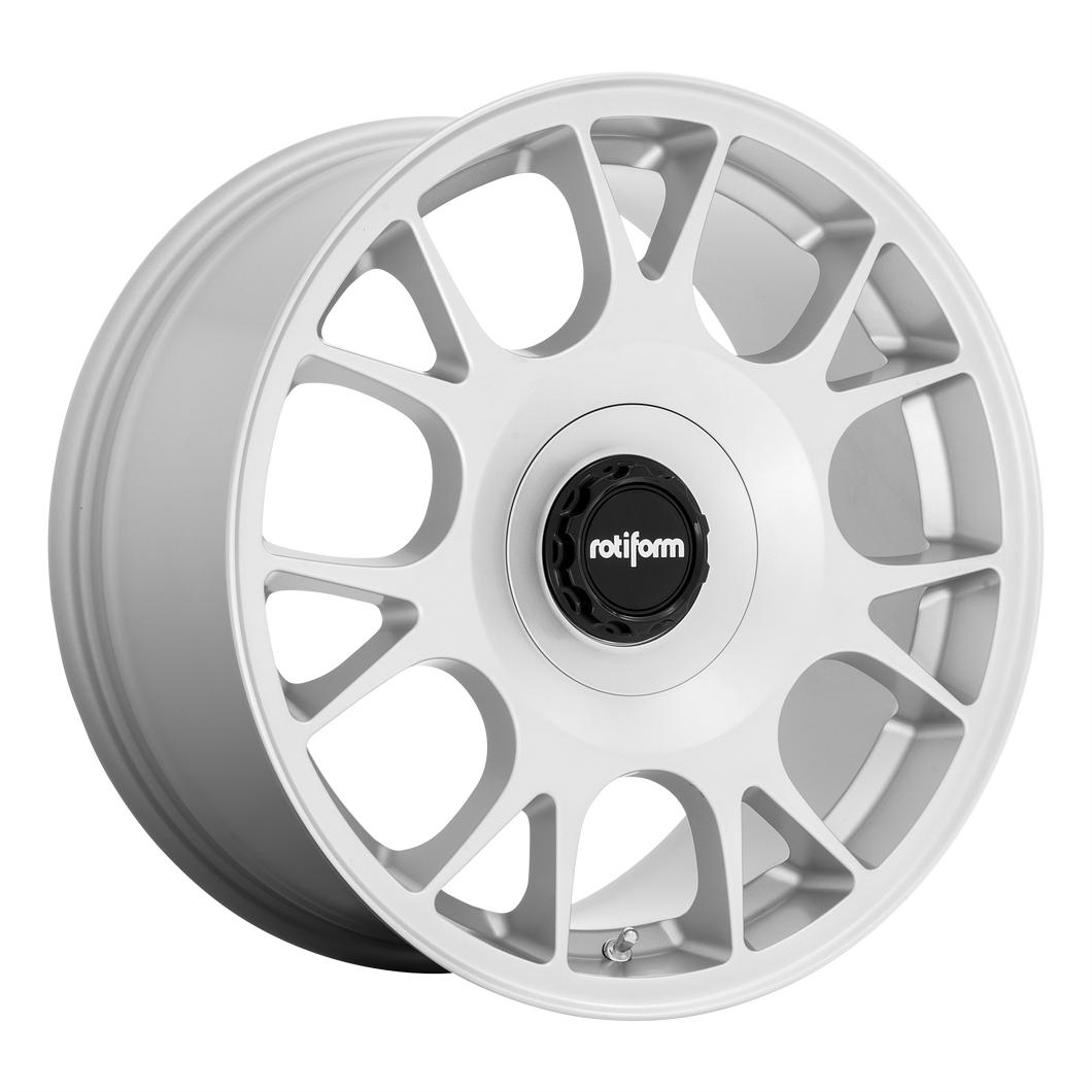 20x8.5 5x112/5x114.3 Rotiform Wheels R188 TUF-R Silver 45 offset 72.7 hub