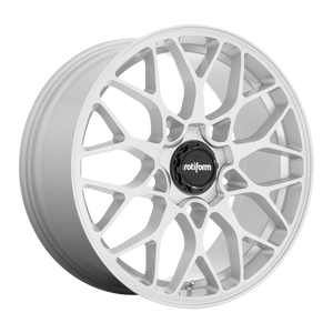 20x10.5 5x120 Rotiform Wheels R189 Gloss Silver 40 offset 72.5 hub