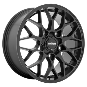 20x10.5 5x120 Rotiform Wheels R190 Matte Black 40 offset 72.5 hub