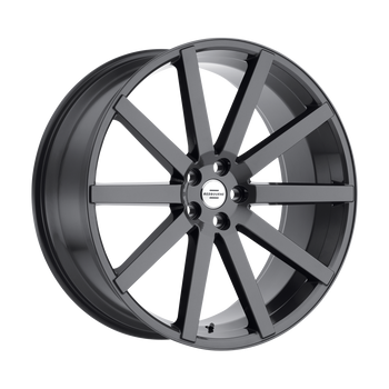 24x10 5x120 RedBourne Wheels Kensington Gloss Gunmetal 35 offset 72.56 hub