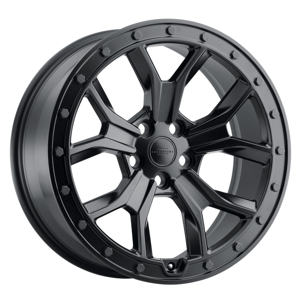 18x8.5 5x120 RedBourne Wheels Morland Matte Black 25 offset 72.56 hub