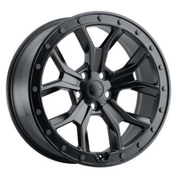 18x8.5 5x120 RedBourne Wheels Morland Matte Black 25 offset 72.56 hub