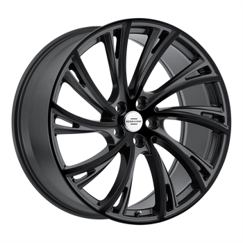 22x10 5x120 RedBourne Wheels Noble Gloss Gunmetal With Gloss Black Face 37 offset 72.56 hub