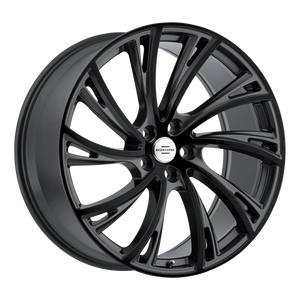 22x10 5x120 RedBourne Wheels Noble Gloss Gunmetal With Gloss Black Face 37 offset 72.56 hub