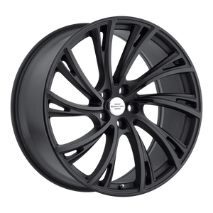 22x10 5x120 RedBourne Wheels Noble Matte Black 37 offset 72.56 hub