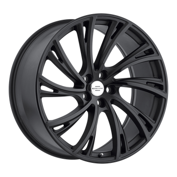 22x10 5x120 RedBourne Wheels Noble Matte Black 37 offset 72.56 hub