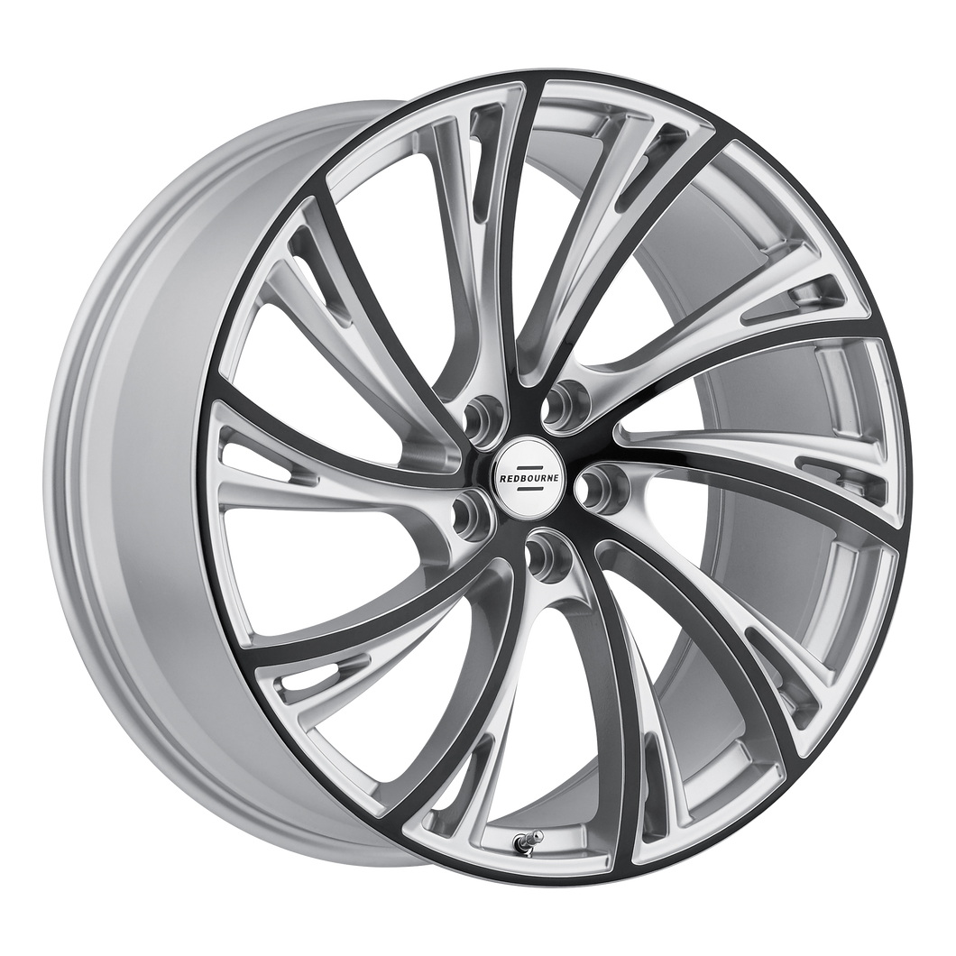 20x9.5 5x120 RedBourne Wheels Noble Gloss Titanium With Gloss Black Face 32 offset 72.56 hub