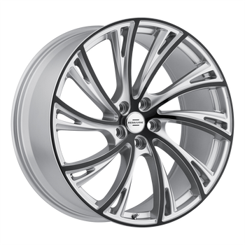 20x9.5 5x120 RedBourne Wheels Noble Gloss Titanium With Gloss Black Face 32 offset 72.56 hub