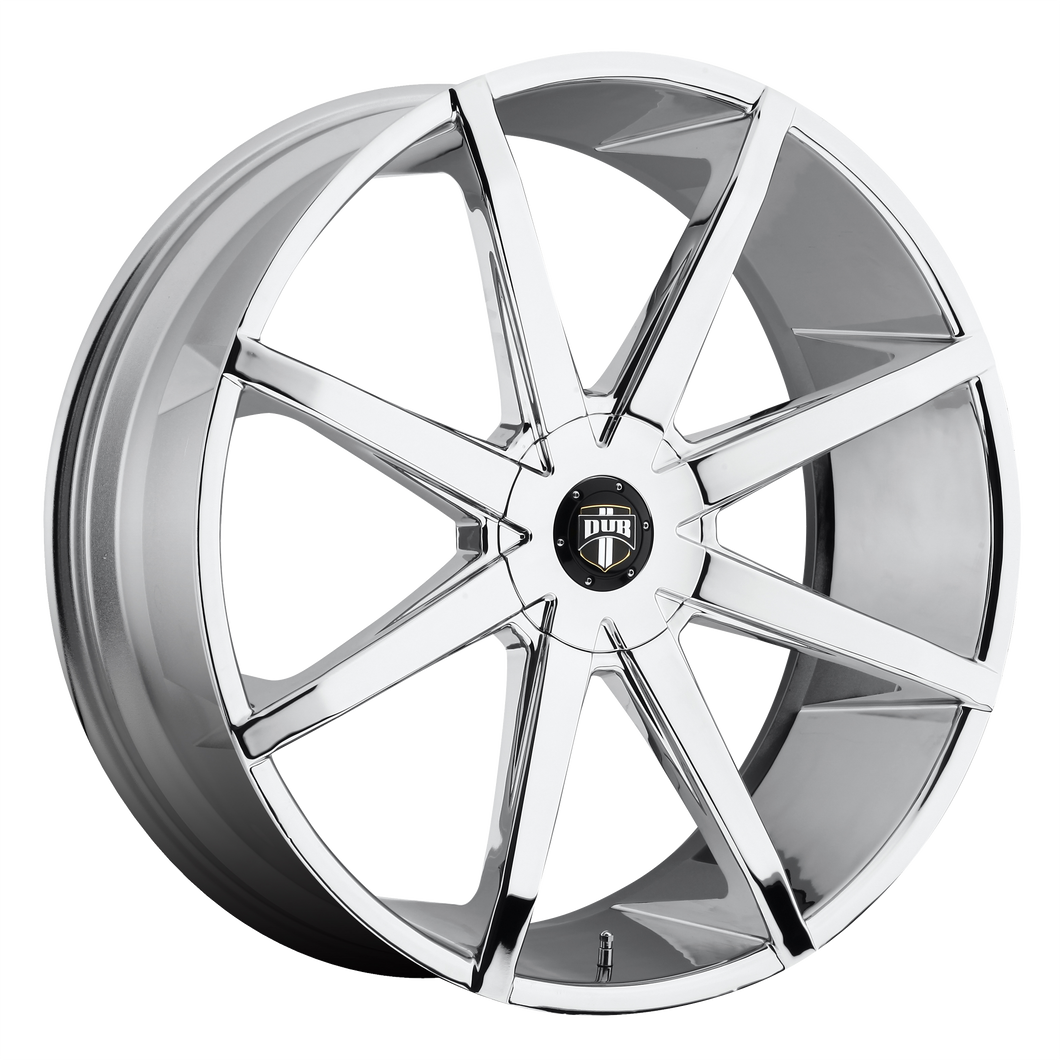 24x9.5  DUB Wheels S111 Push Chrome Plated 32 offset 72.56 hub