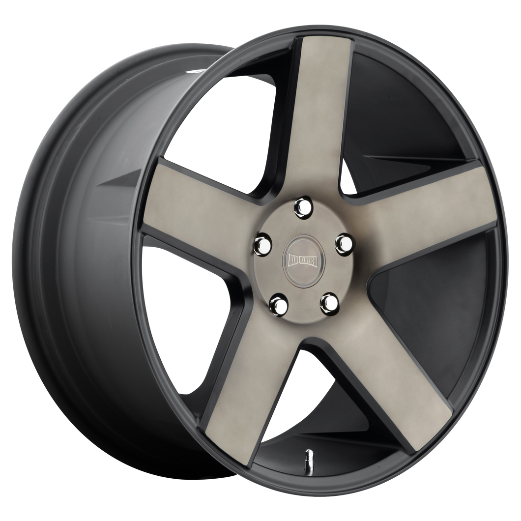 24x10 5x127 DUB Wheels S116 Baller Matte Black Double Dark Tint 19 offset 78.1 hub