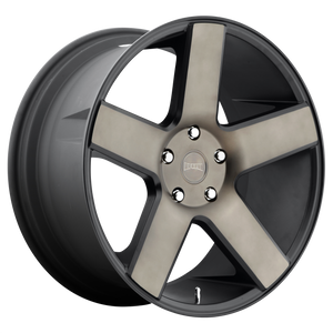 22x9.5 6x139.7 DUB Wheels S116 Baller Matte Black Double Dark Tint 31 offset 78.1 hub