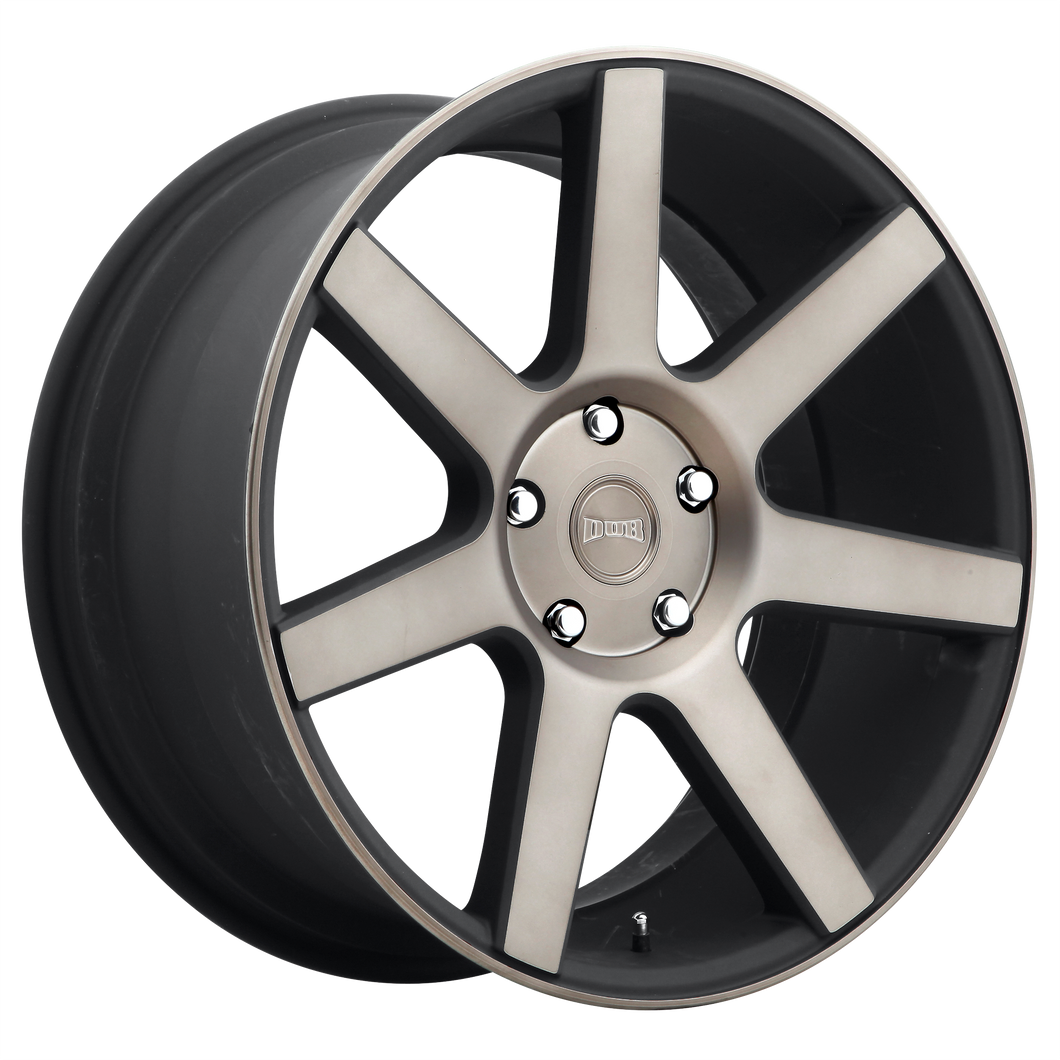 24x10 6x135 DUB Wheels S127 Future Matte Black Double Dark Tint 30 offset 87.1 hub