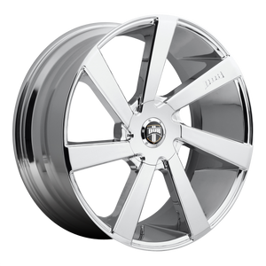 22x9.5  DUB Wheels S132 Directa Chrome Plated 15 offset 72.56 hub