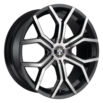 22x9.5  DUB Wheels S209 Royalty Gloss Machined Double Dark Tint 40 offset 72.56 hub