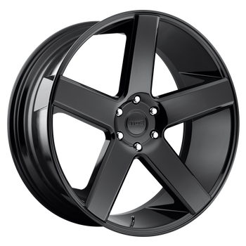 22x10.5 5x120 DUB Wheels S216 Baller Gloss Black 20 offset 72.56 hub