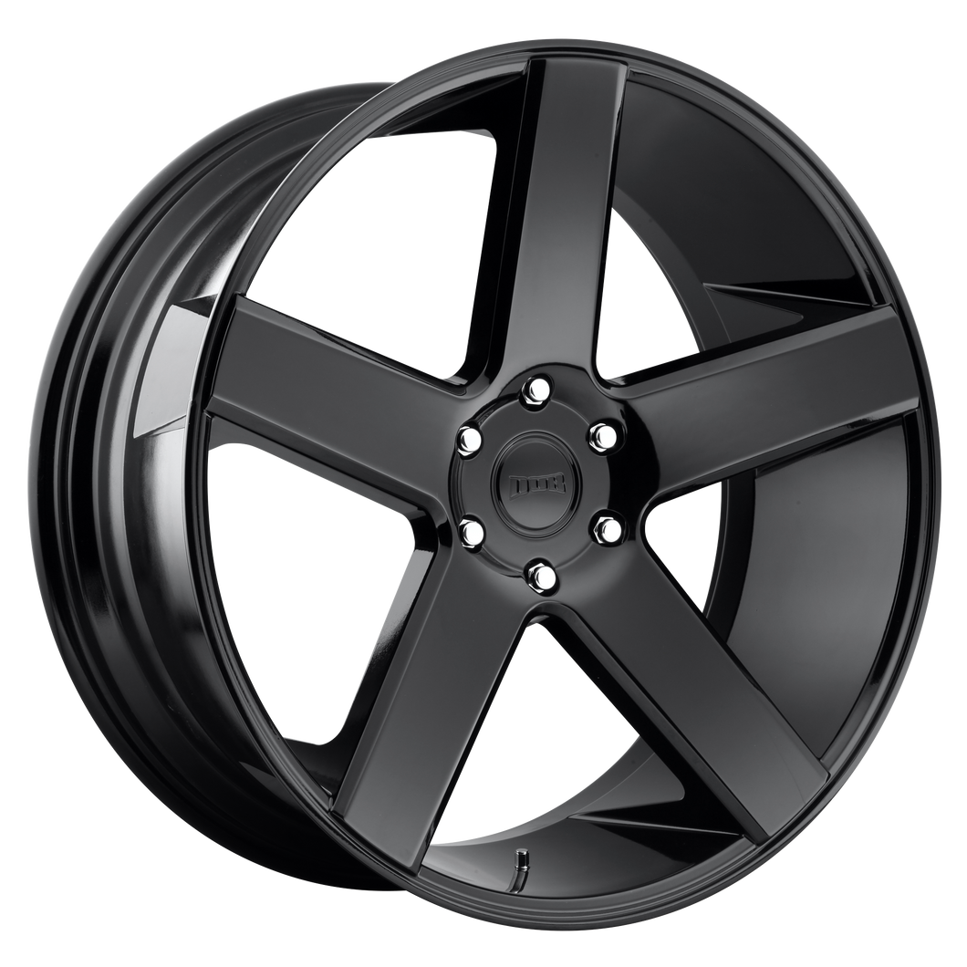 22x9.5 6x135 DUB Wheels S216 Baller Gloss Black 30 offset 87.1 hub