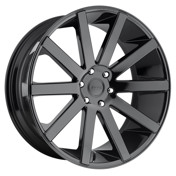 26x10 6x139.7 DUB Wheels S219 Shot Calla Gloss Black 30 offset 78.1 hub