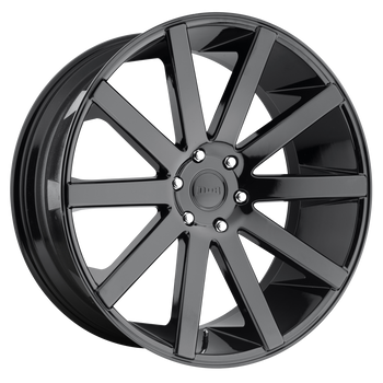 26x10 6x139.7 DUB Wheels S219 Shot Calla Gloss Black 30 offset 78.1 hub