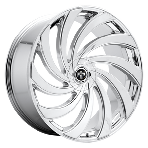 24x9  DUB Wheels S238 Delish Chrome Plated 1 offset 78.1 hub