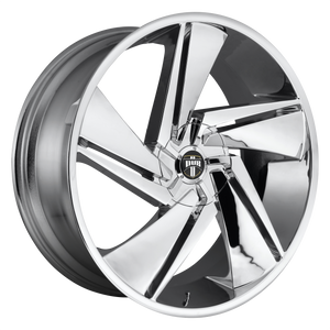 24x10  DUB Wheels S246 Fade Chrome Plated 30 offset 100.3 hub