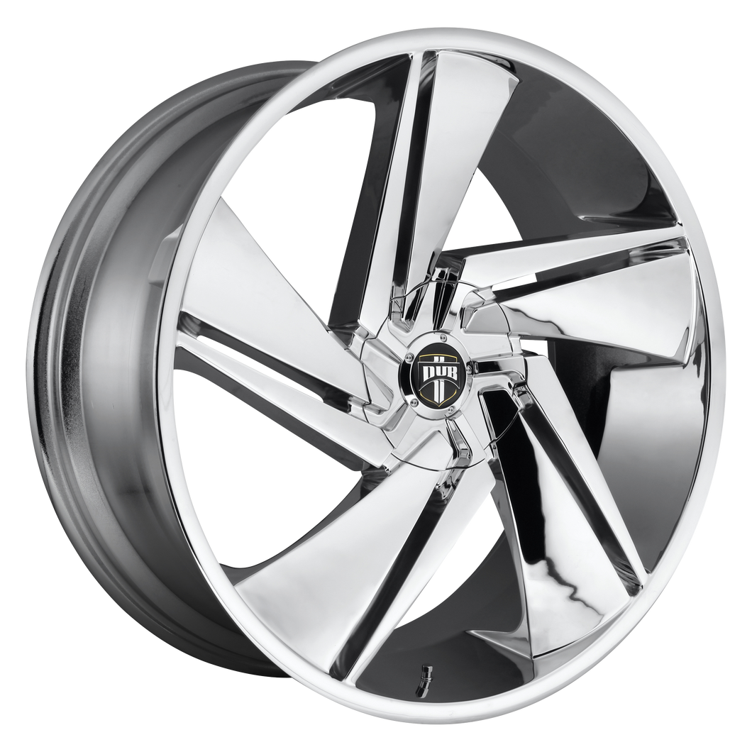 22x9.5  DUB Wheels S246 Fade Chrome Plated 15 offset 72.56 hub