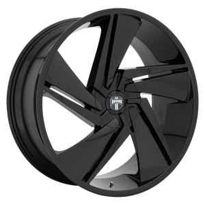 24x10  DUB Wheels S247 Fade Gloss Black 10 offset 78.1 hub