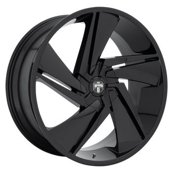 24x10  DUB Wheels S247 Fade Gloss Black 10 offset 78.1 hub