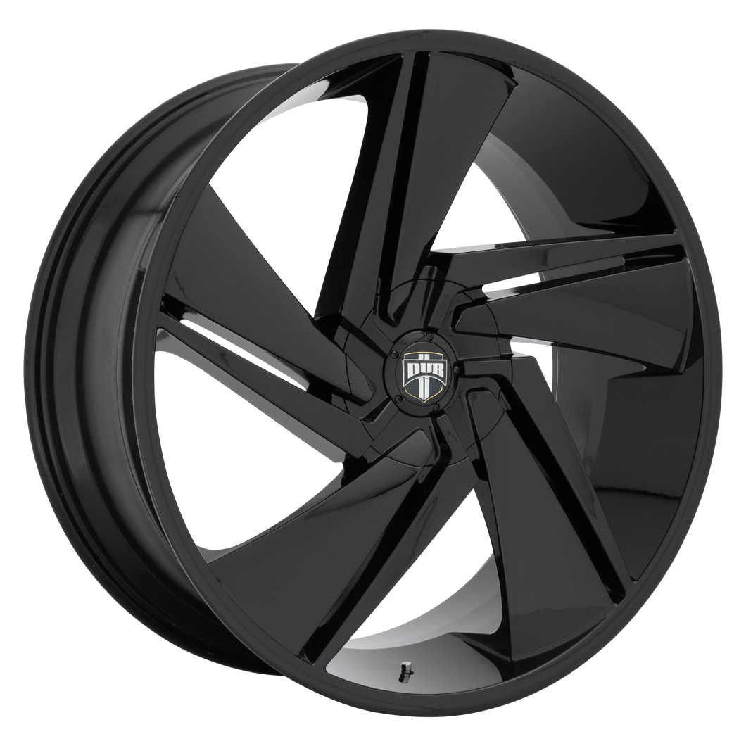 24x10  DUB Wheels S247 Fade Gloss Black 10 offset 78.1 hub